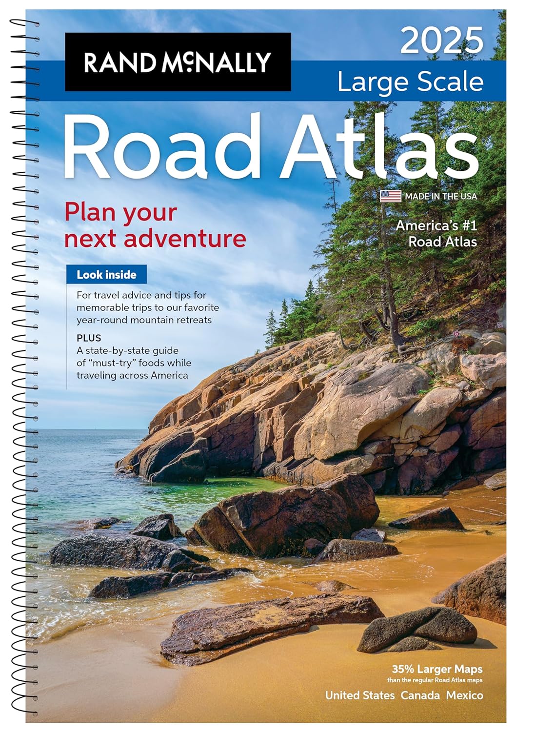 Rand McNally Large Scale Road Atlas 2025