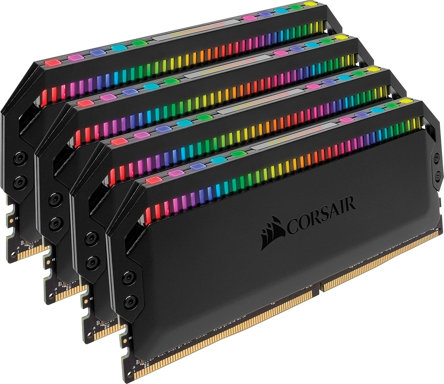 Corsair Dominator Platinum RGB 64GB (4x16GB) DDR4 3600 (PC4-28800) C18 1.35V Desktop Memory, Black