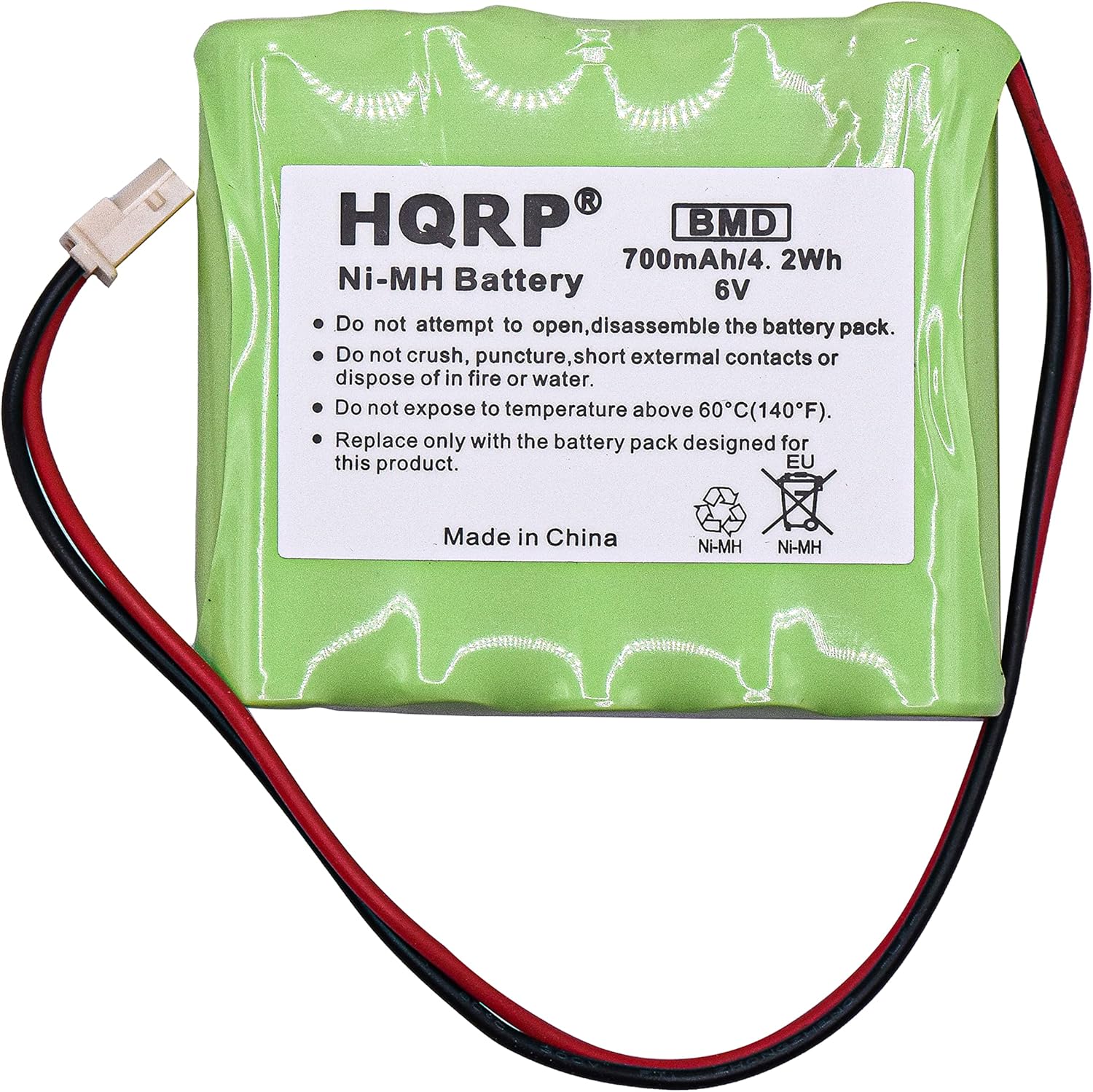 HQRP Battery Compatible with Honeywell K0257, GP80AAAH5BMX, 55111-05, 5800RP Wireless Repeater Alarm System Ademco