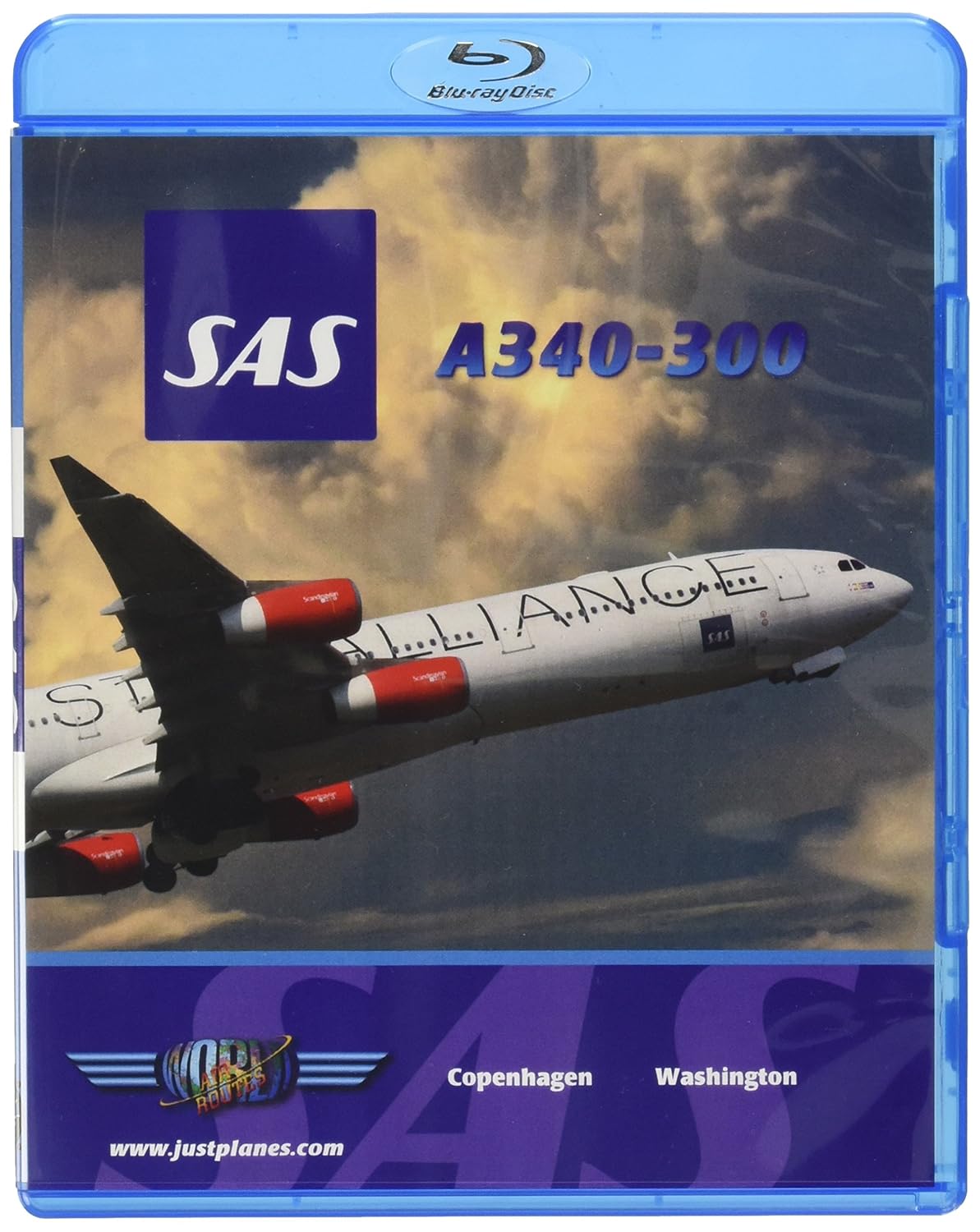 SAS Scandinavian Airlines Airbus A340-300 [Blu-ray]