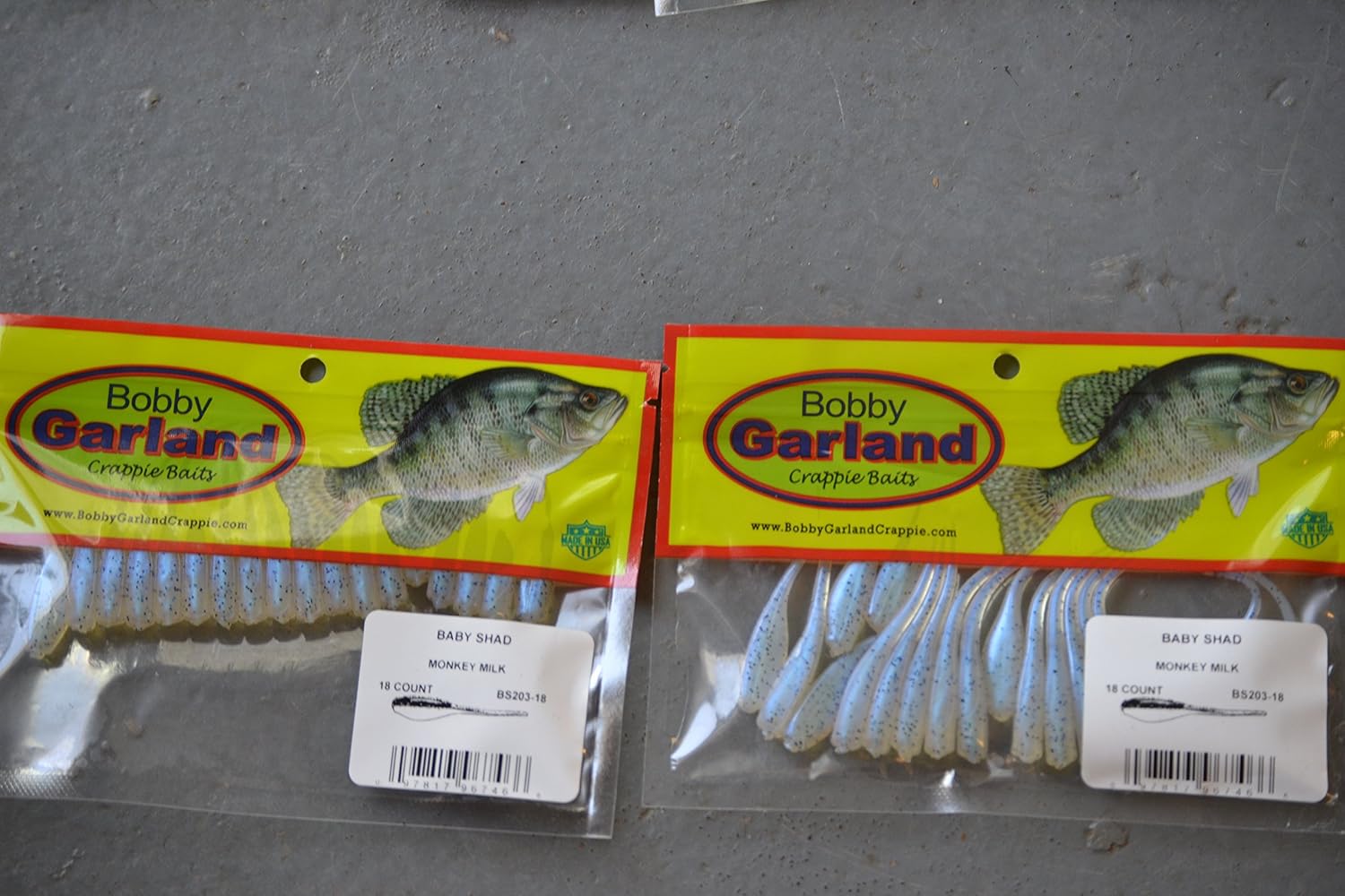 Bobby Garland Baby Shad 18 ct. 2 pks monkey milk