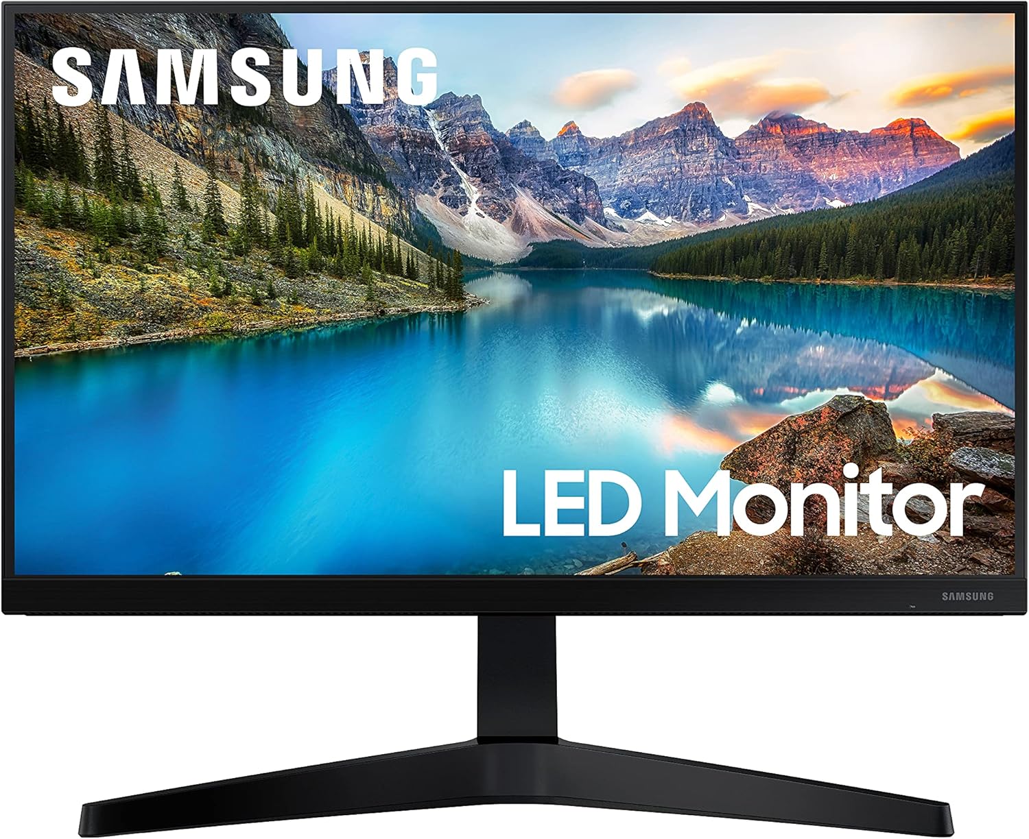 SAMSUNG T37F Series 22-Inch FHD 1080p Computer Monitor, 75Hz, IPS Panel, HDMI, Display Port, VESA Compatible, 3 Yr WRNTY (LF22T374FWNXGO)