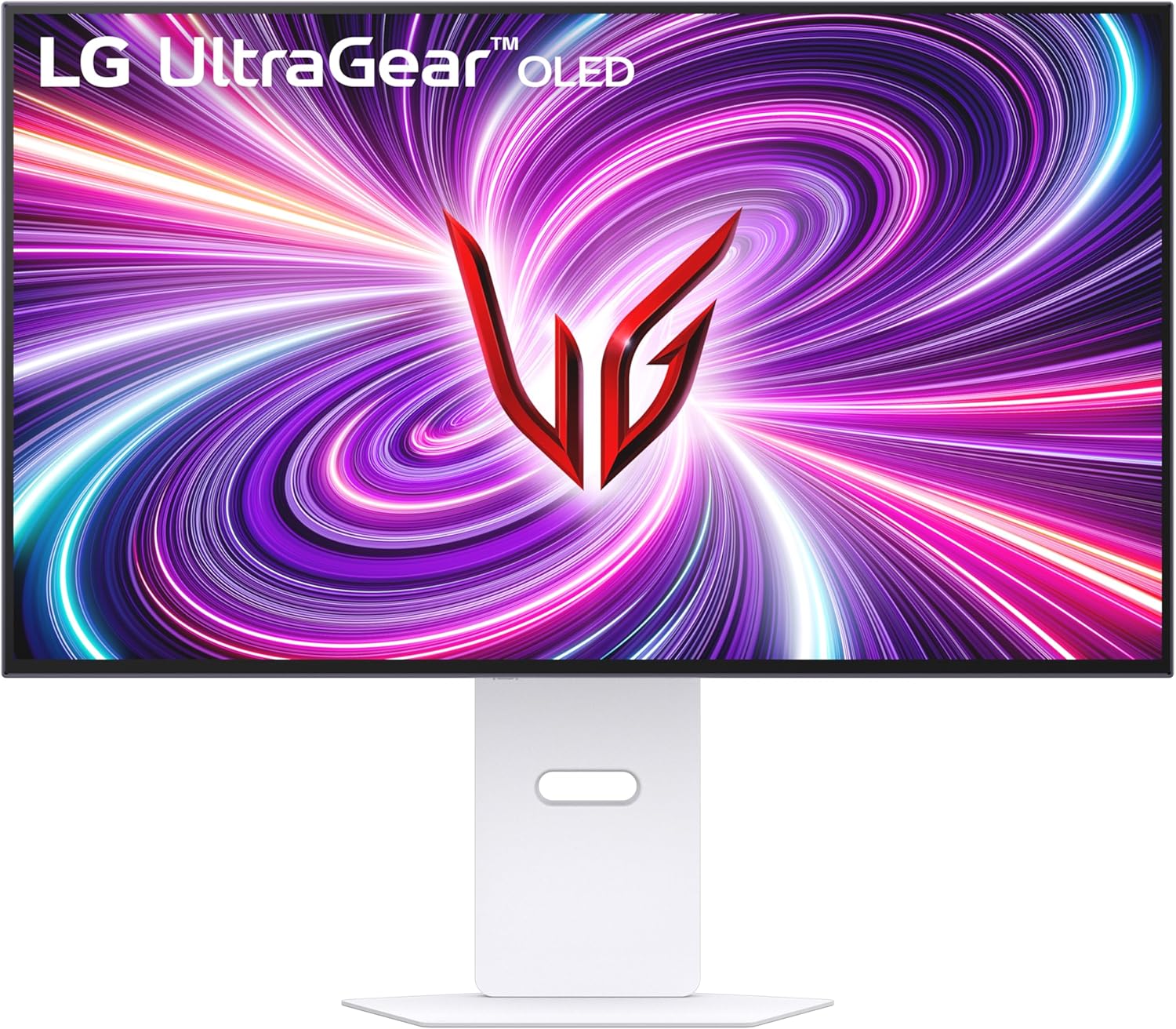 LG ‎32GS95UV 32-inch Ultragear OLED Gaming Monitor UHD 240Hz 0.03ms DisplayHDR True Black 400 AMD FreeSync Premium Pro NVIDIA G-Sync HDMI 2.1 DisplayPort Tilt/Height/Swivel Stand White