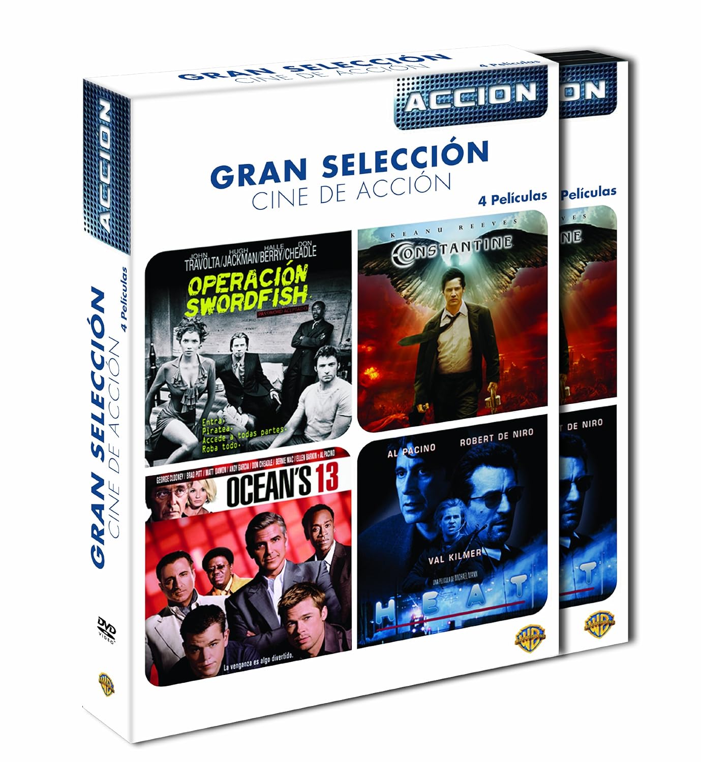 Gran Seleccion: Accion (4pk) (Import Movie) (European Format – Zone 2) (2011) John Travolta; Hugh Jackman;