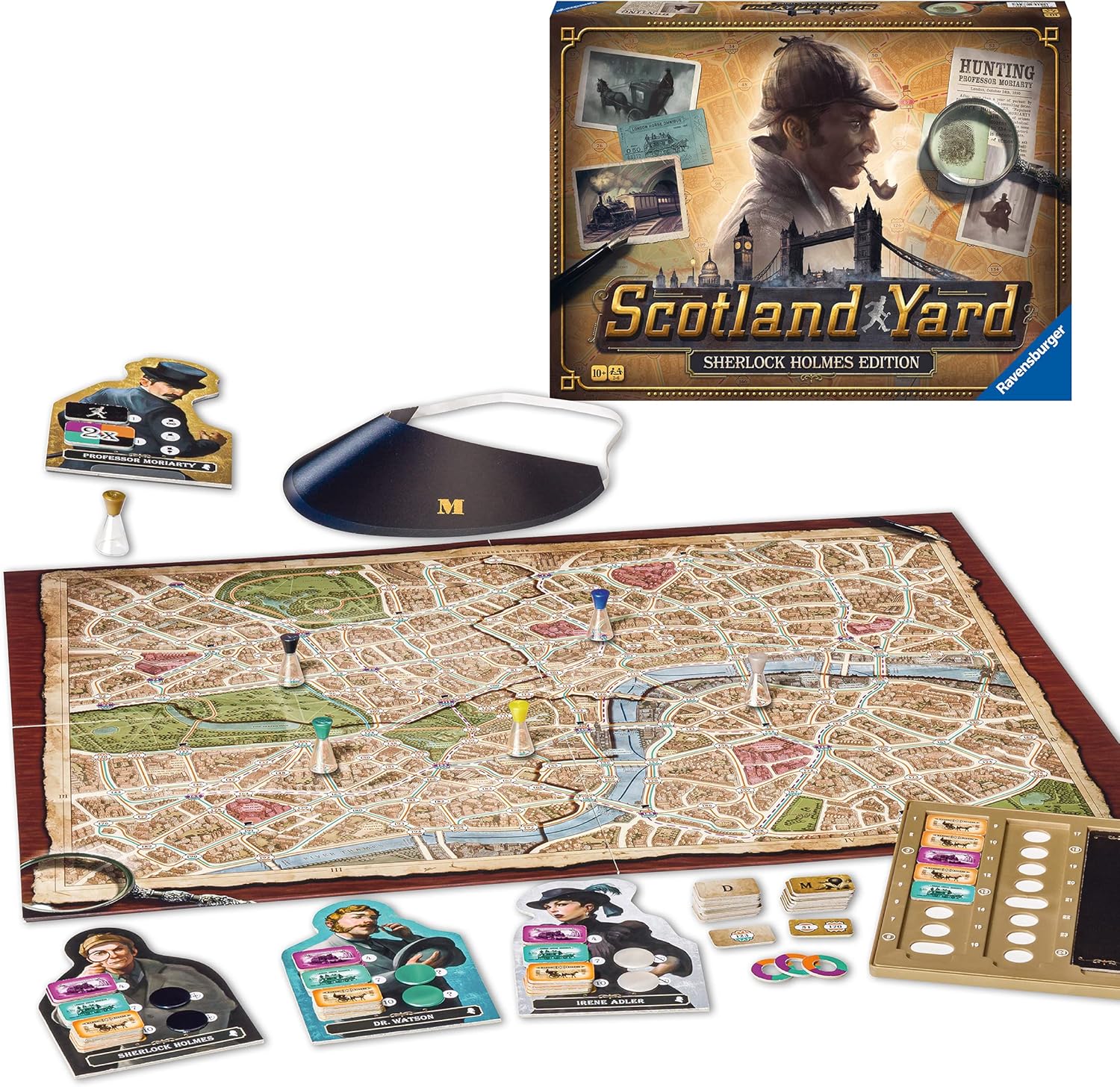 Ravensburger Scotland Yard Sherlock Holmes Edition – Strategy Game for Ages 8+ | Engaging Brain Teaser | Ideal for Family Game Night, Award-Winning Game