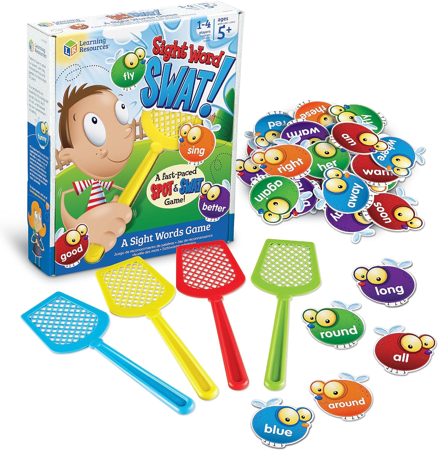 Learning Resources LER8598 Sight Words Swat! A Sight Words Game