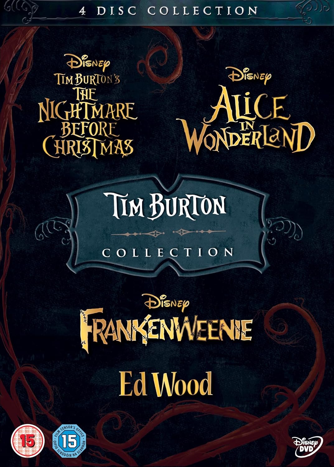 Tim Burton 4 Pack DVD