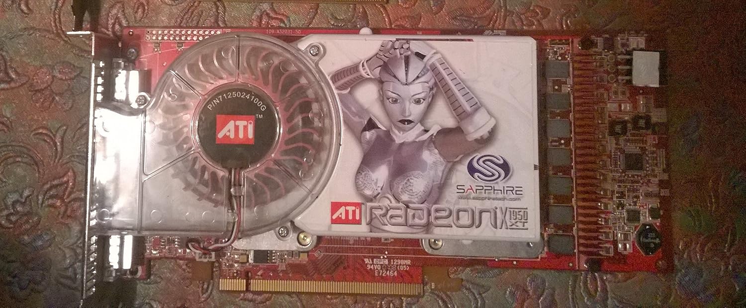 NEW ATI Radeon X1950 XT 256MB PCI-Express Dual DVI Graphics Card – PC Edition – OEM Bulk Pack