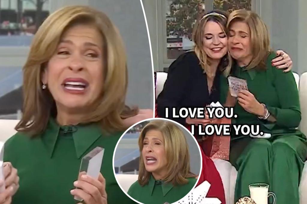 Hoda Kotb cries over Savannah Guthrie Christmas gift on ‘Today’