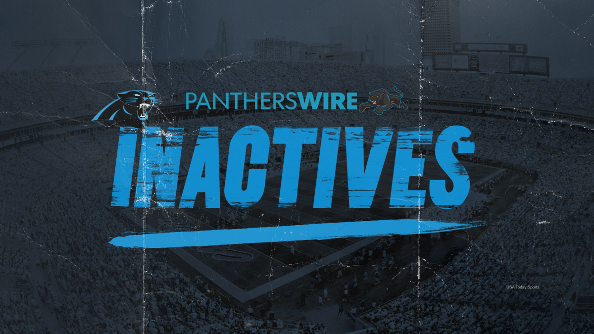 Panthers Week 17 inactives: Key starters out vs. Buccaneers