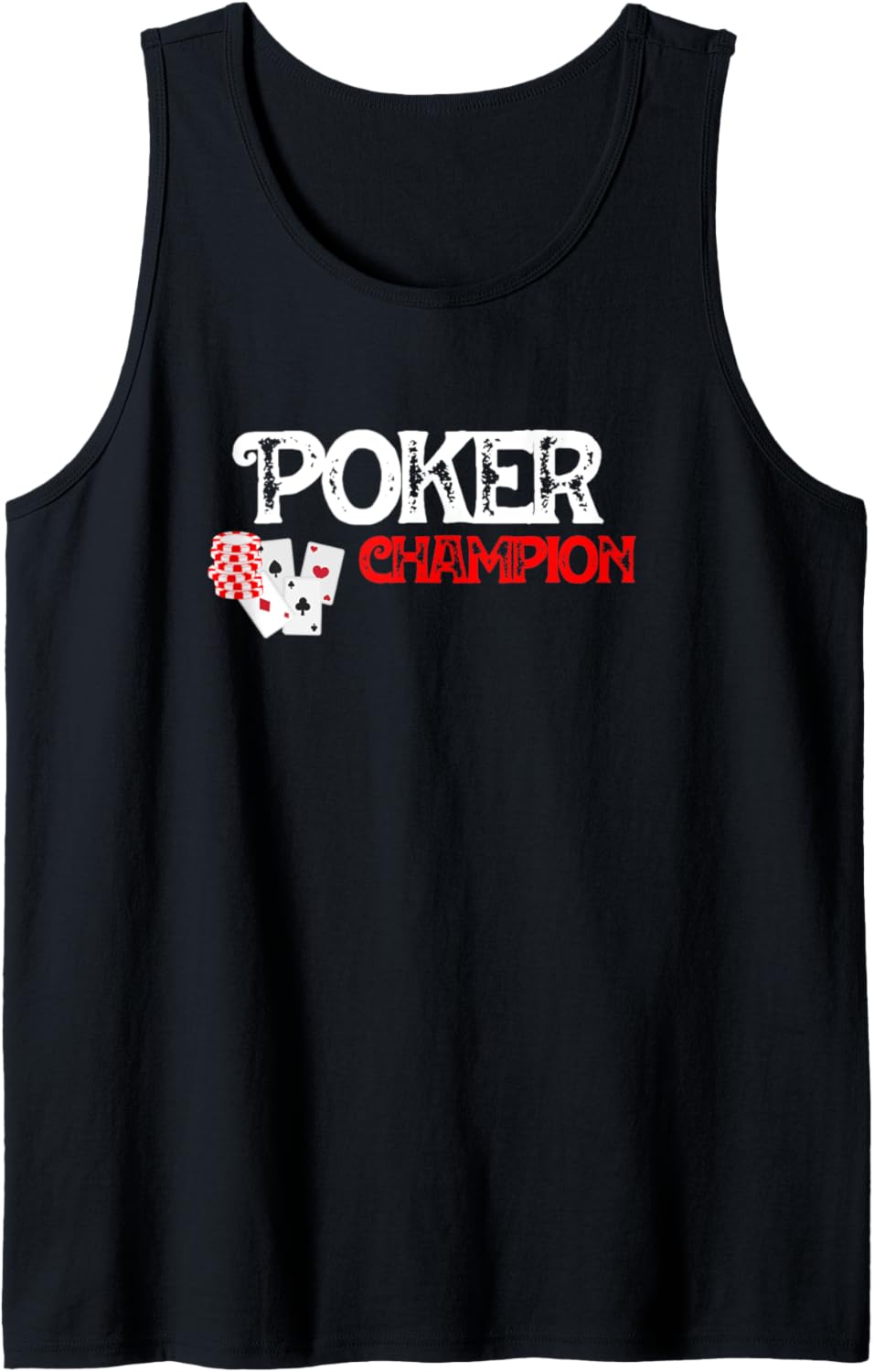 Poker Champion Casino Games Card Award & Gift Tank Top