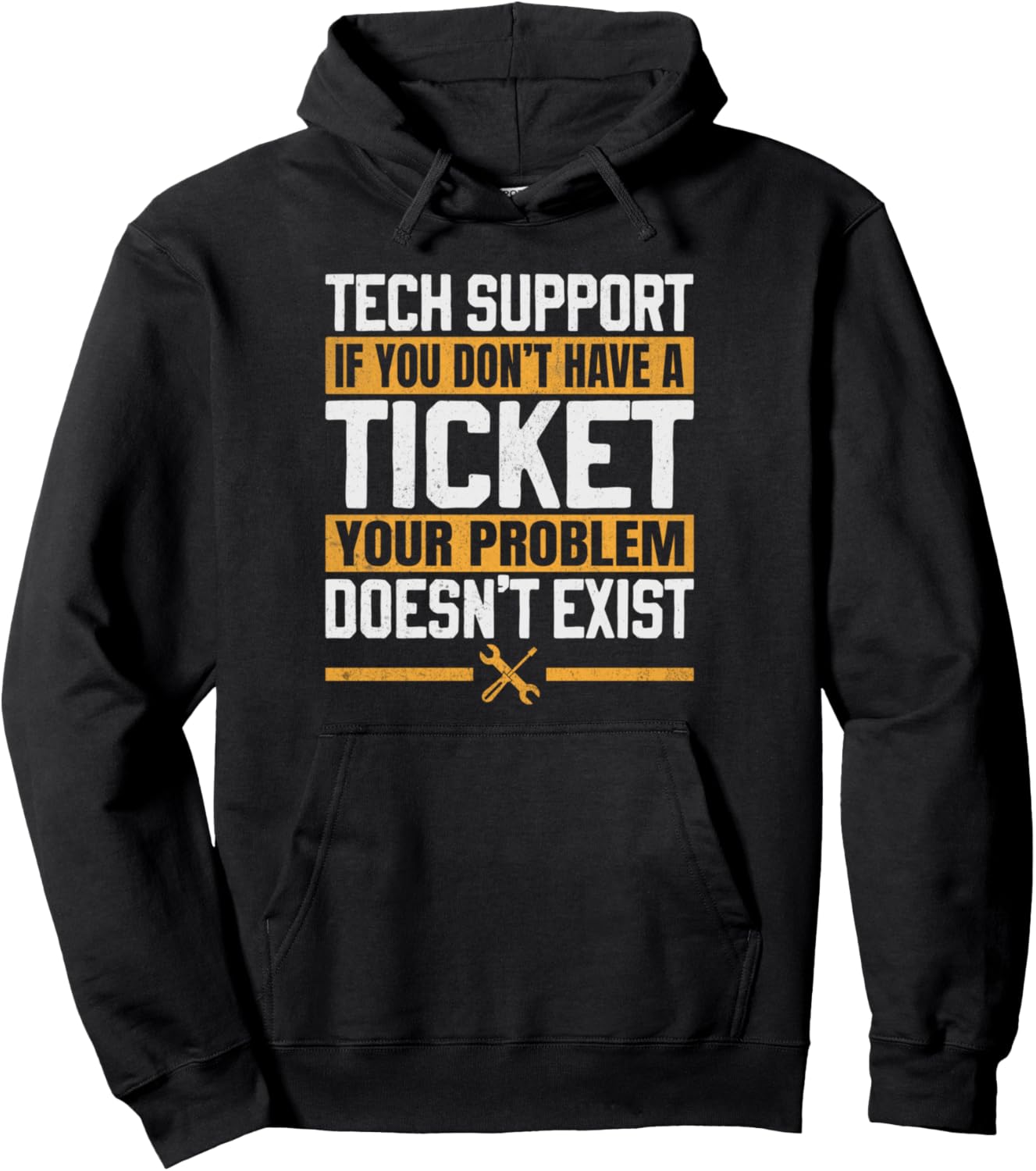 Tech Support Humor Tech Hotline Technical Support Engineer Pullover Hoodie