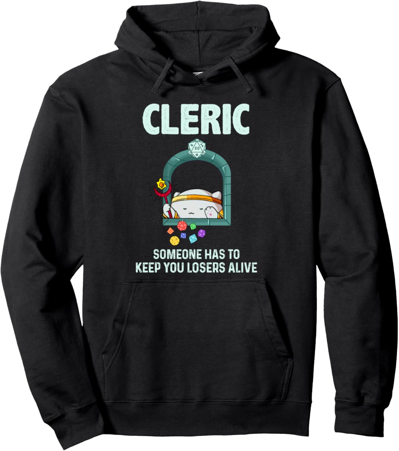 Cleric Someone Has to Keep You Losers Alive Pullover Hoodie