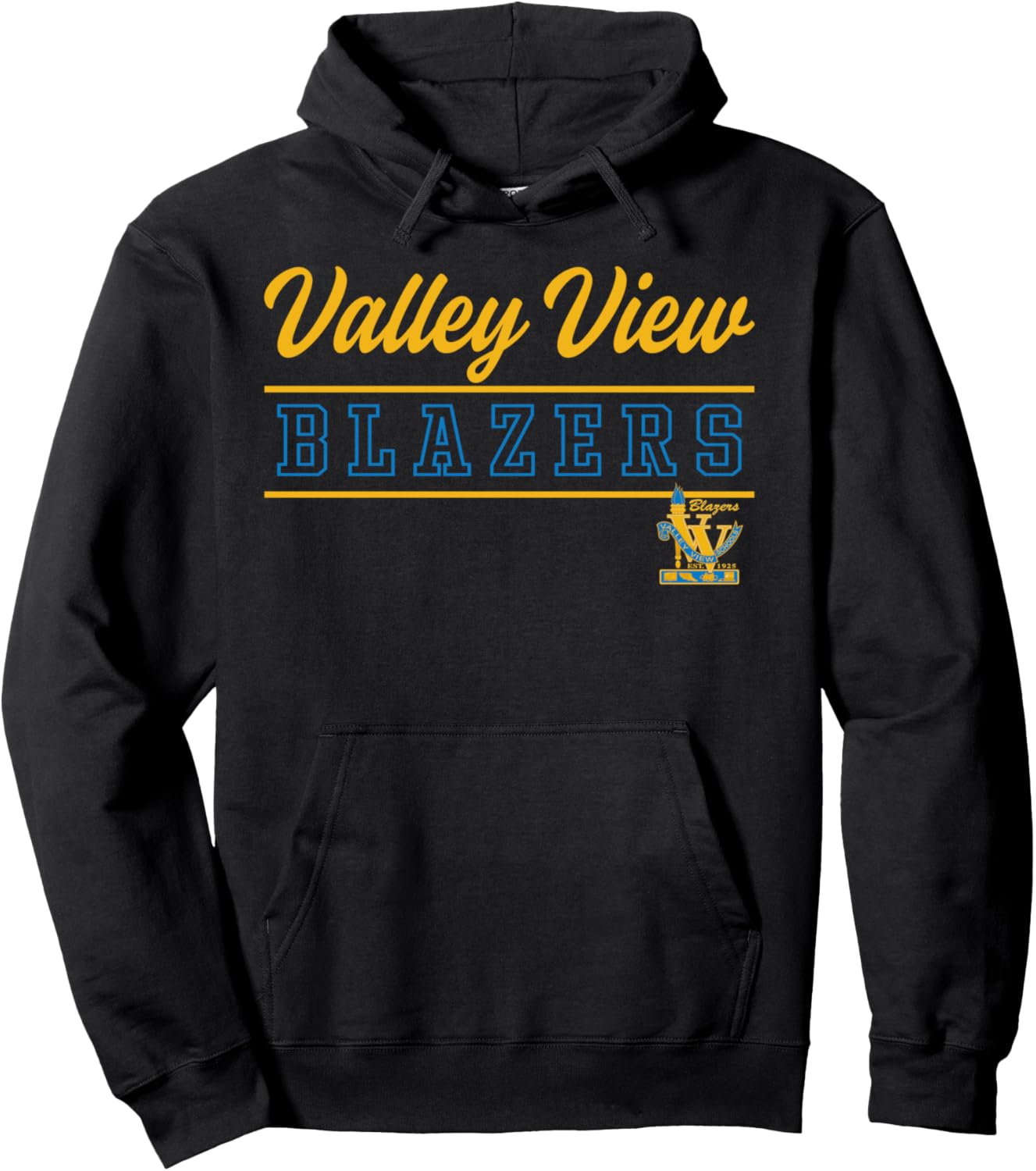 Valley View High School Blazers Pullover Hoodie C4