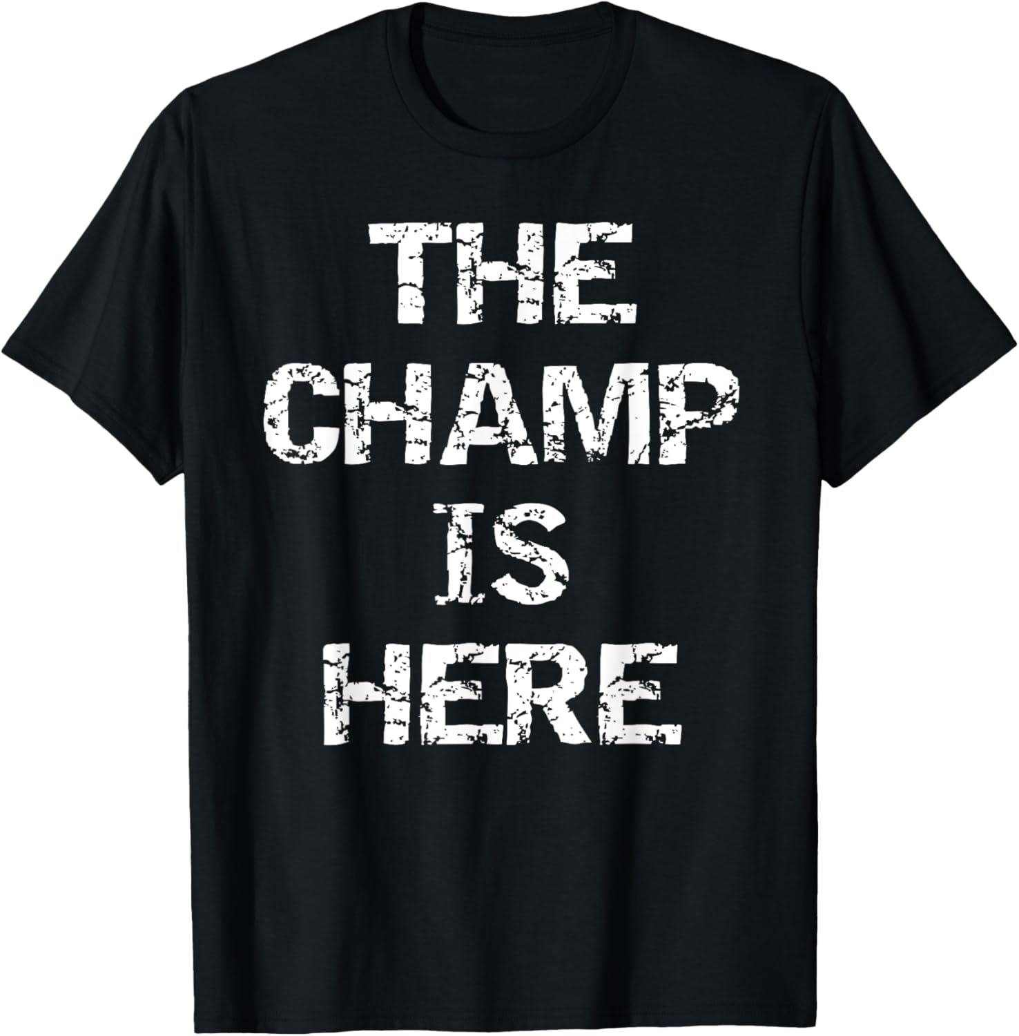 Funny Fantasy Football Championship Trophy The Champ is Here T-Shirt