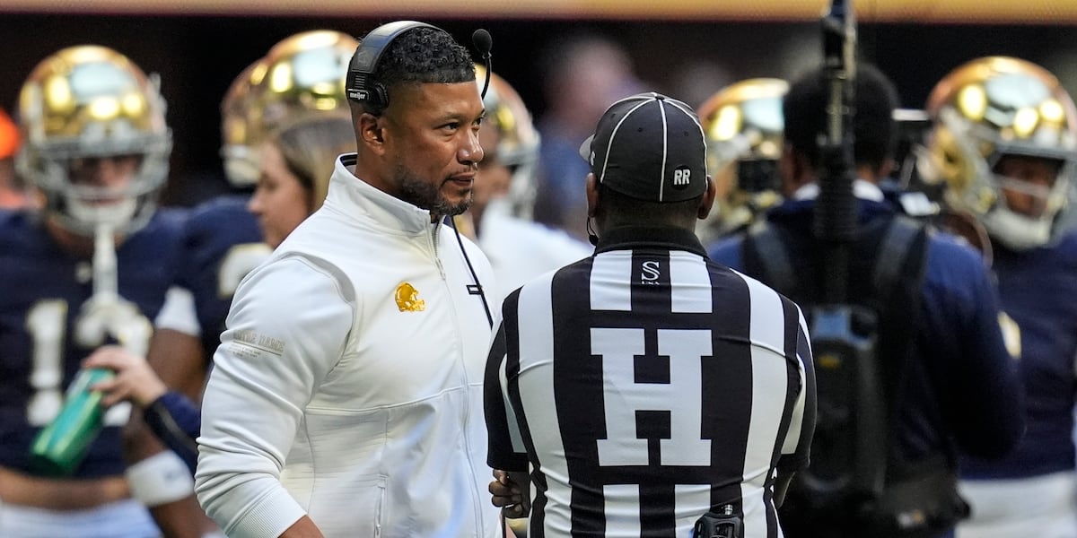 Notre Dame’s Marcus Freeman named Bobby Dodd Coach of the Year