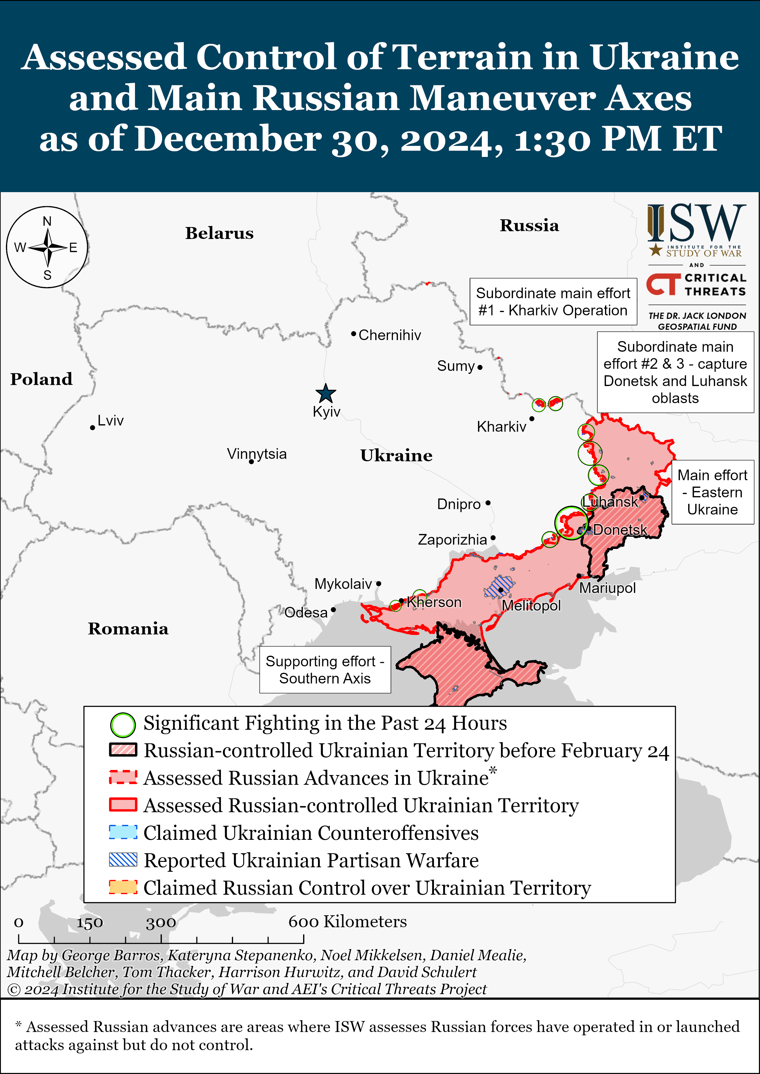 Russian Offensive Campaign Assessment, December 30, 2024