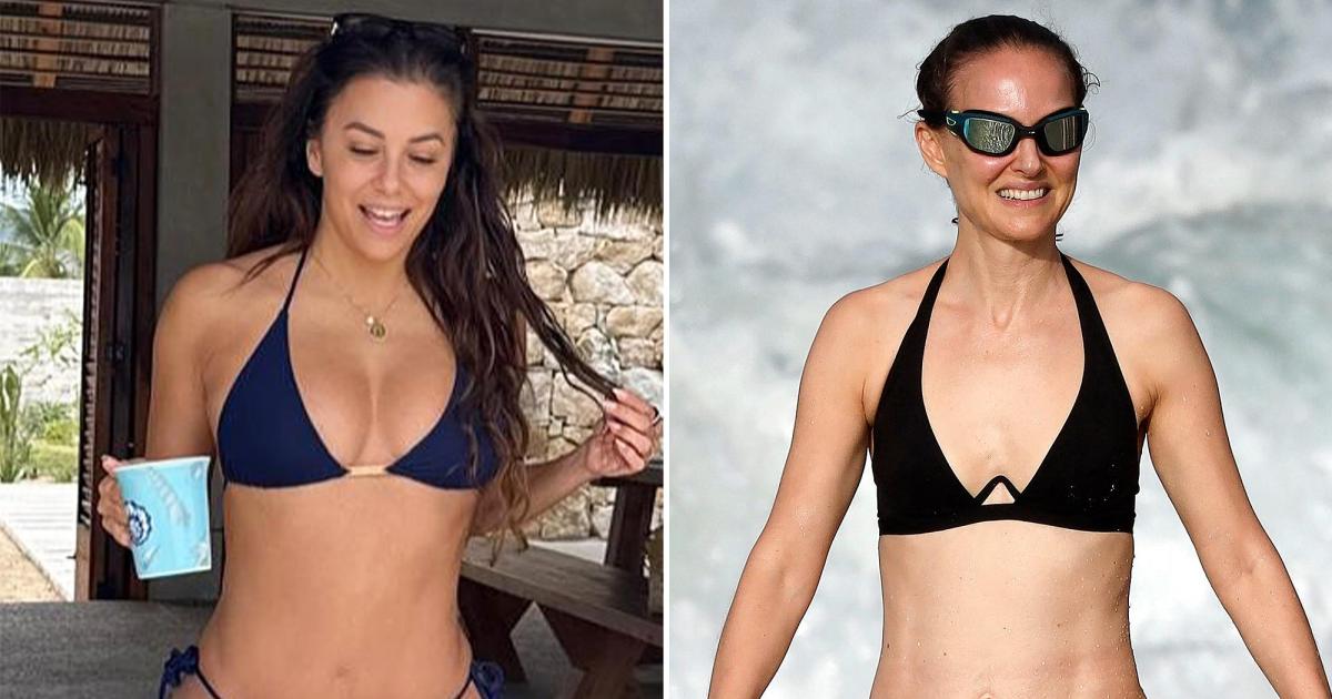 Eva Longoria, Natalie Portman and More Rock Bikinis on Christmas: See Pics