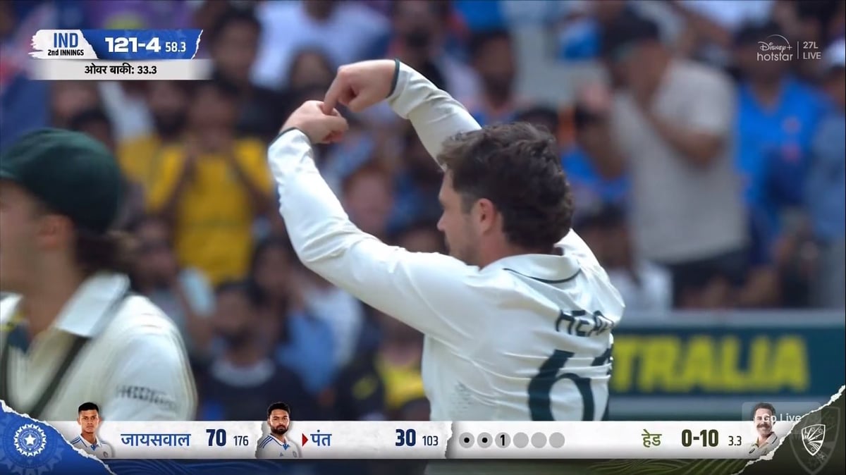 Netizens React To Travis Head’s Bizarre Celebration After Dismissing Rishabh Pant On Day 5 Of Boxing Day Test