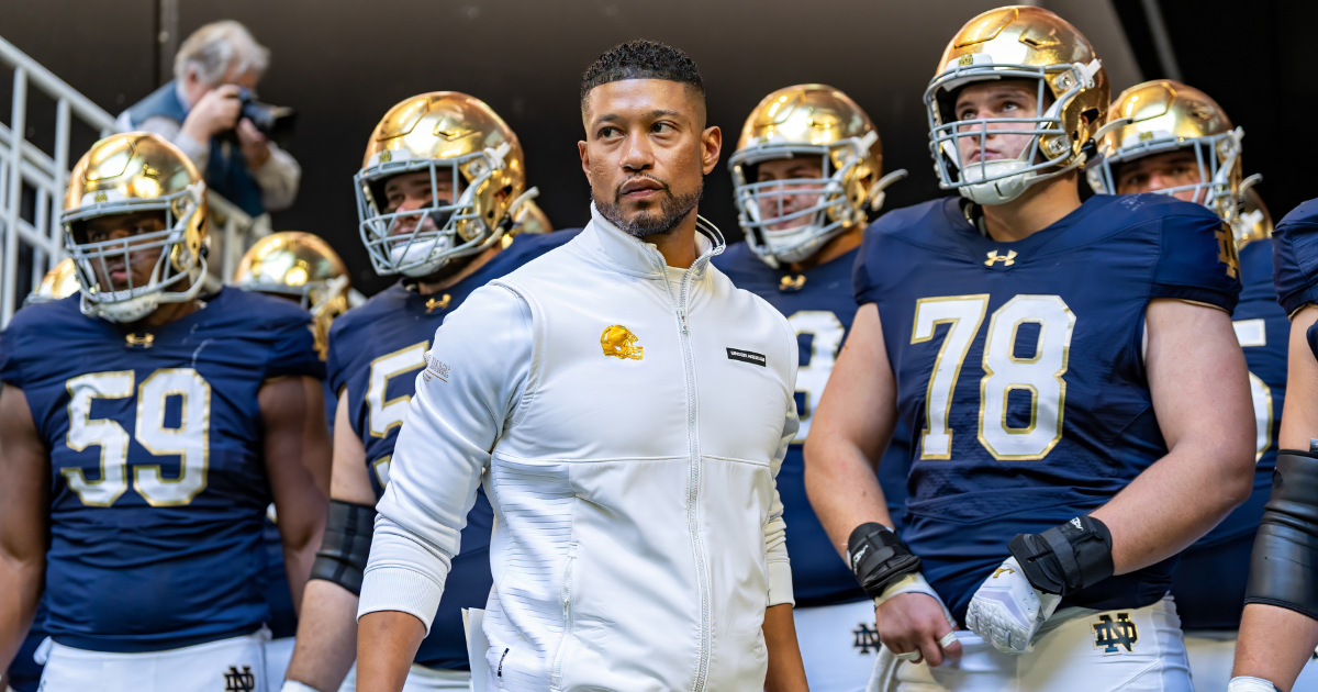 Notre Dame HC Marcus Freeman named Dodd Coach of the Year