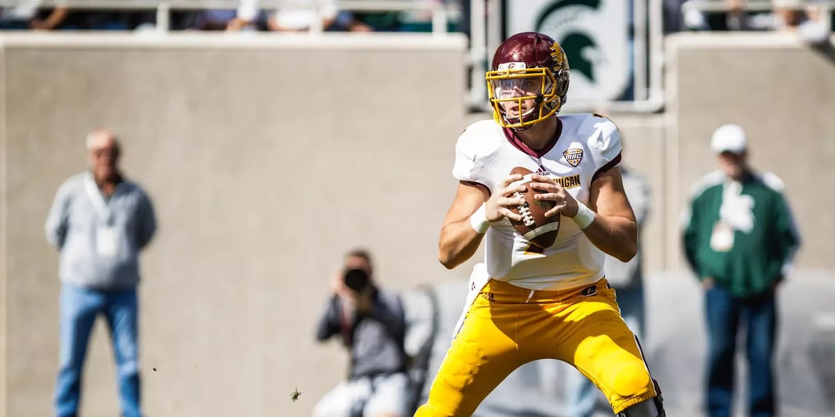 Former CMU Quarterback Tommy Lazzaro killed in hunting incident