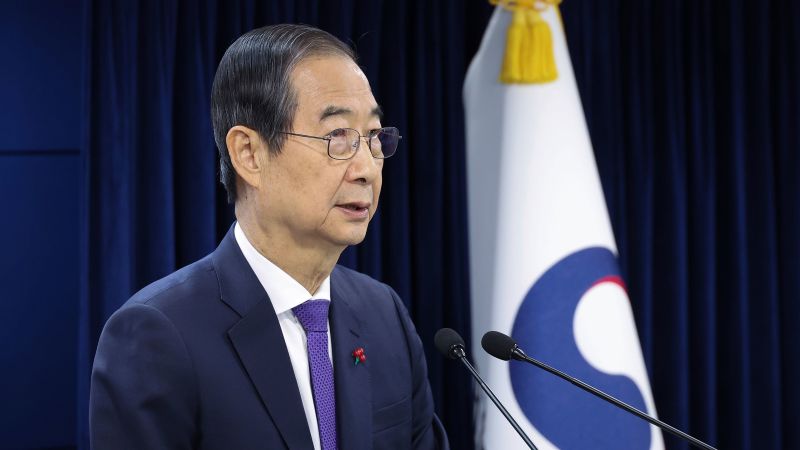 South Korean parliament votes to impeach acting president Han Duck-soo