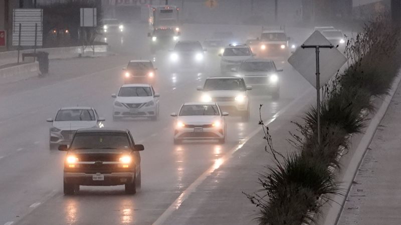 Holiday travelers are facing flight cancellations as severe storms roll into the South