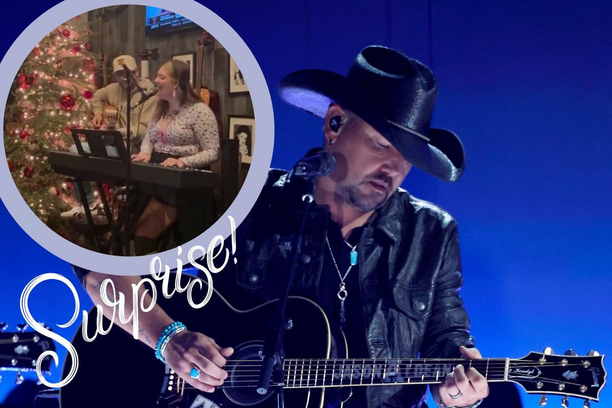 Jason Aldean Hops Onstage to Duet With a Young Artist