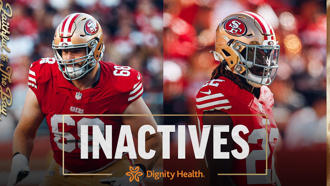 OL Colton McKivitz and S Ji’Ayir Brown Active for Week 17 vs. Lions; Inactives for #DETvsSF