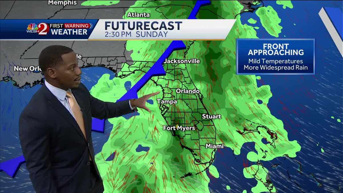 Strong Showers and Breezy Weather Lie Ahead Sunday