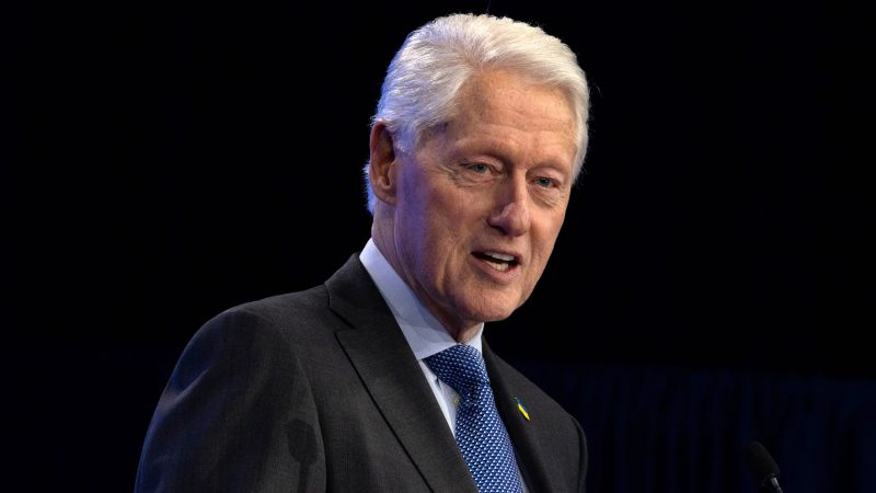 Former President Bill Clinton is in the hospital after developing a fever, spokesperson says