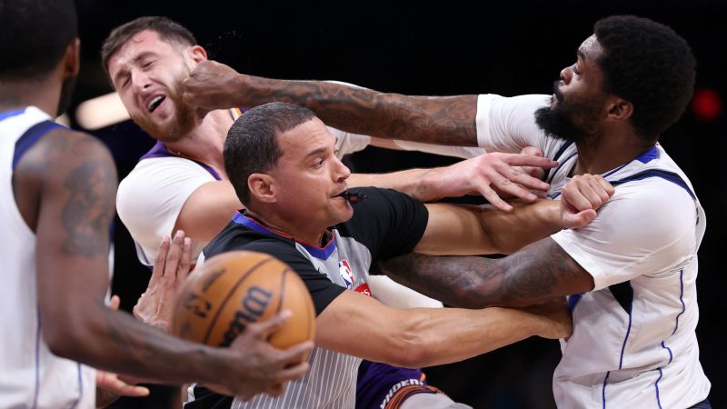 NBA suspends three players involved in altercation between Mavericks and Suns