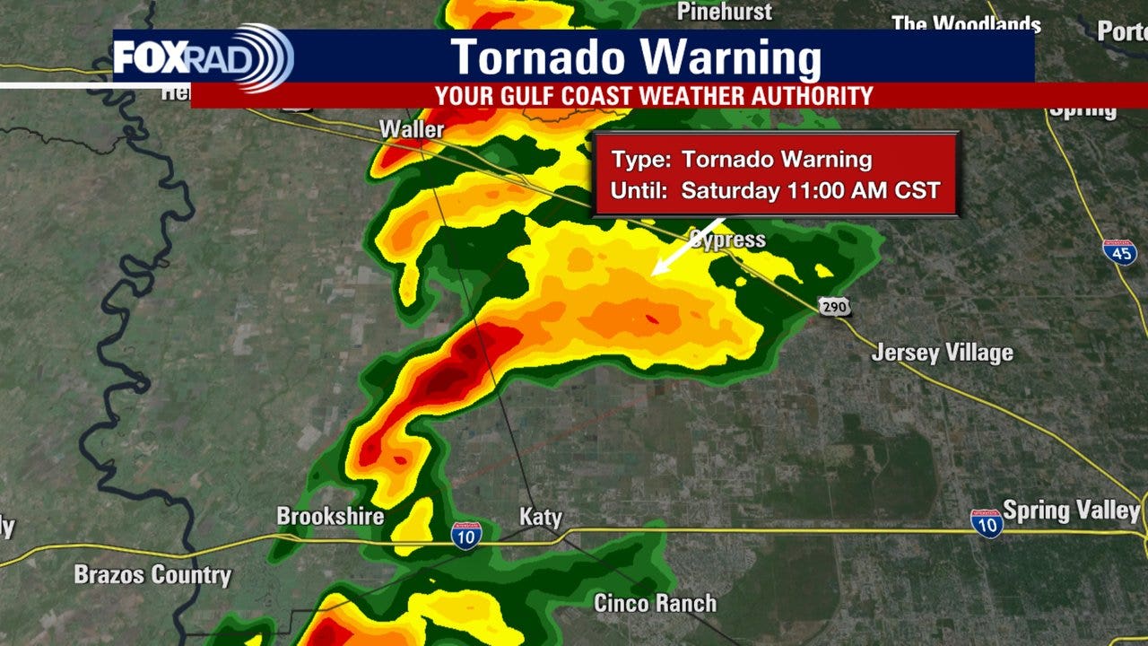 LIVE UPDATES: Tornado Warning issued in Harris County