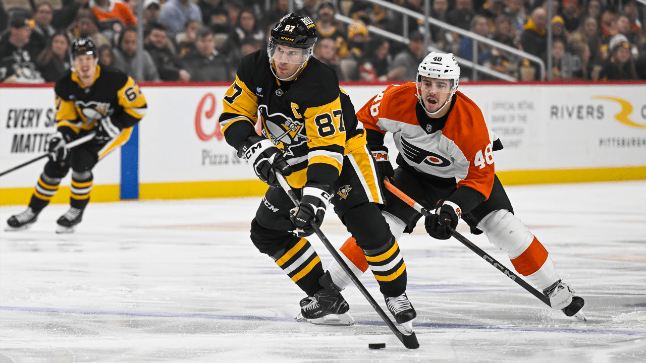 Crosby honored to tie Lemieux for Penguins’ career assist record