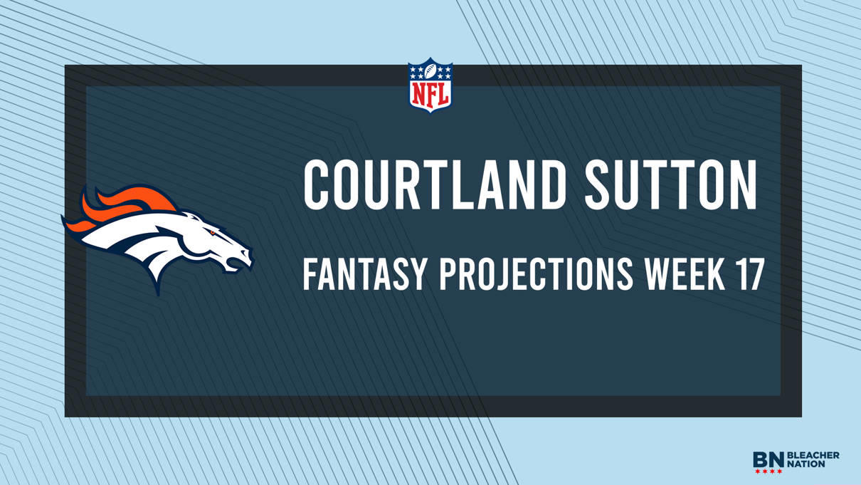 Courtland Sutton Fantasy Week 17: Projections vs. Bengals, Points and Stats, Start or Sit