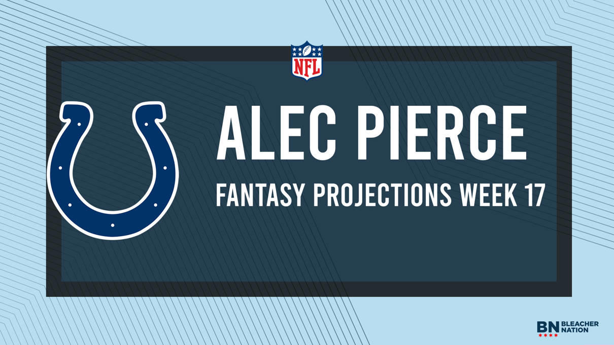 Alec Pierce Fantasy Week 17: Projections vs. Giants, Points and Stats, Start or Sit