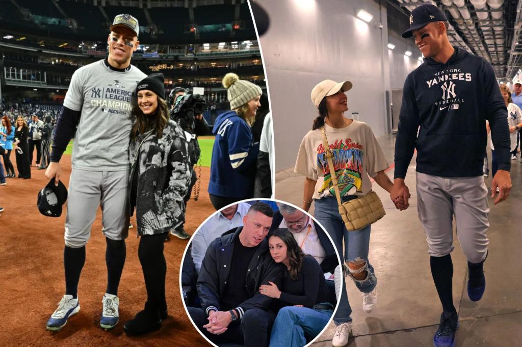 Aaron Judge, wife Samantha Bracksieck expecting first child