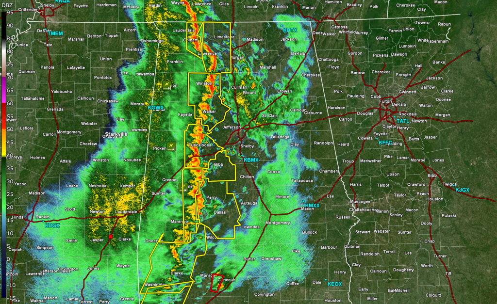 11pm Severe Thunderstorm Warning Update