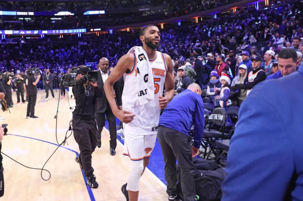 Mikal Bridges’ Garden moment arrived in spectacular fashion