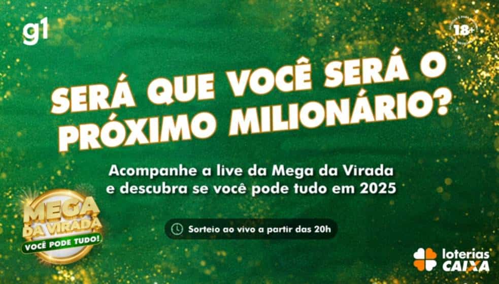 Novela da Globo atrasa sorteio da Mega da Virada 2024 e resultado de R$ 600 milhões é aguardado; 20h15m