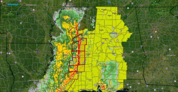 Tornado Watch in Effect For Much of Central And Northern Alabama until 4am CT: Damaging Line of Severe Storms Approaching : The Alabama Weather Blog