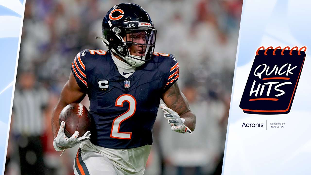 Bears’ new wrinkle features DJ Moore as ballcarrier