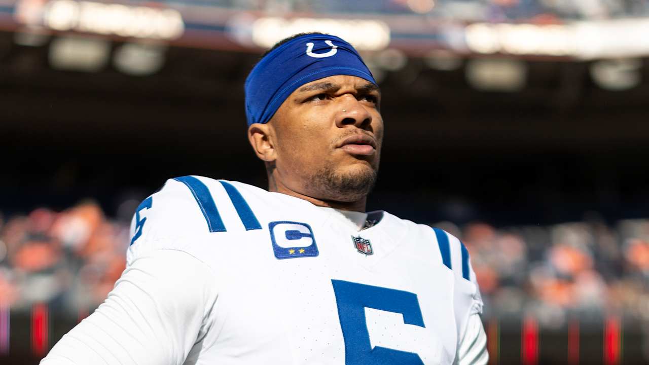 Colts QB Anthony Richardson (back/foot) downgraded to out; Joe Flacco to start vs. Giants