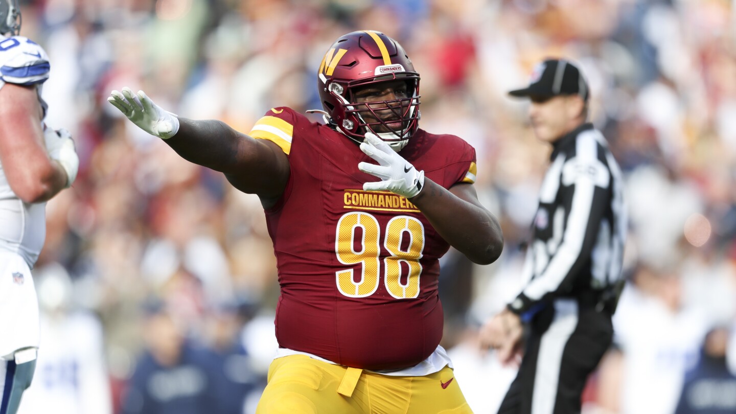 Commanders waive Phidarian Mathis – NBC Sports