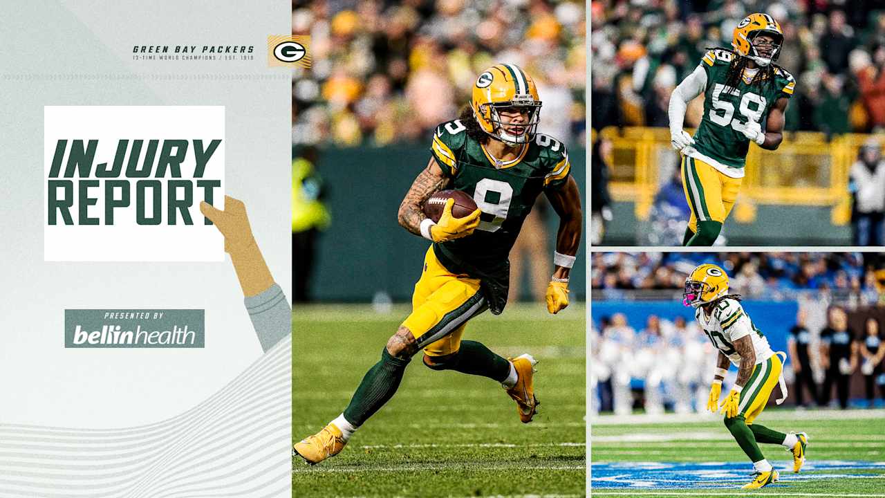 Packers list three questionable, rule out four vs. Vikings