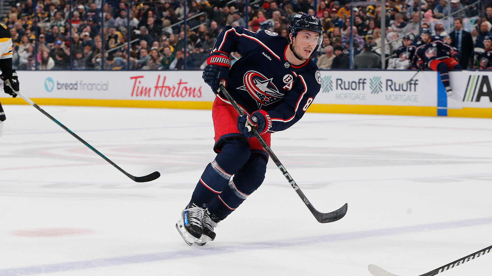 Bruins Look To Slow Down Four-Headed Blue Jackets Attack