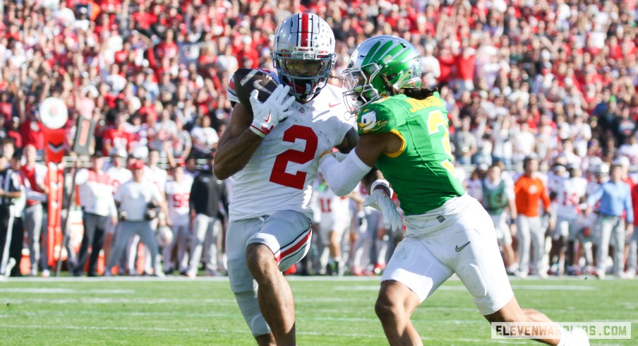 Ohio State Quarterback Will Howard Throws Gorgeous Ball to Emeka Egbuka For 42-Yard Score, Bucks Take 14-0 Lead Over Oregon