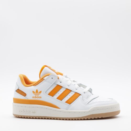 Adidas Originals Men’s Forum Low Top Comfort CL Shoes White/Orange Size 10