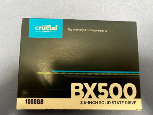 CRUCIAL BX500 1TB SATA III 2.5″ LAPTOP/PC SOLID STATE DRIVE SSD