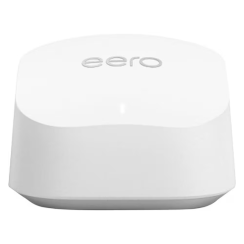 EERO 6+ Dual Band Mesh Wi-Fi Router Speeds Up To 1 Gbps 1,500 Sq Ft – White